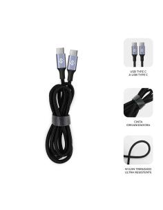 SUBBLIM CABLE OPTIMUS 60W C-C 1m BLACK 2