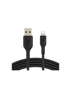 BELKIN cable de conector Lightning Macho/USB A Macho 0,15 m Negro 2