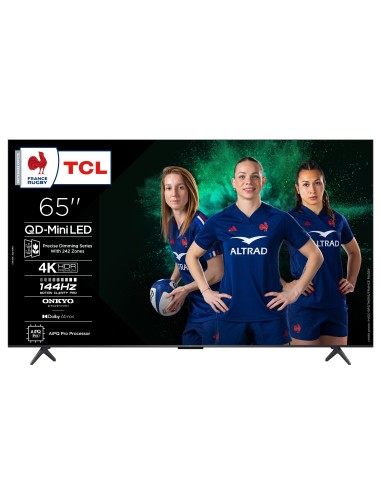 TCL C6K 65C6K Televisor 165,1 cm (65") 4K Ultra HD Smart TV Wifi Metálico