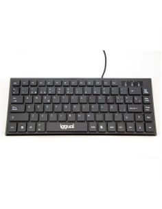 iggual Teclado USB compacto TKL Slim TKL-USB negro