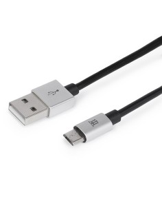 Maillon Technologique Premium MTPMUS241 cable USB USB 2.0 1 m USB A Micro-USB B Plata