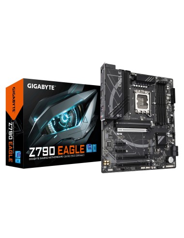 GIGABYTE Z790 EAGLE Placa base - Soporta CPUs Intel Core de 14ª generación, VRM de 12+1+1 fases, hasta 7600MHz DDR5 (OC),