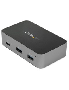 StarTech.com Hub USB-C de 3 Puertos con Puerto de Red Ethernet - USB 3.2 Gen 2 (10Gbps) - Alimentado - 2xUSB-A 1xUSB-C