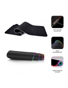 SUBBLIM Alfombrilla/Tapete Ratón Luz LED RGB 9 colores Extra Grande 2