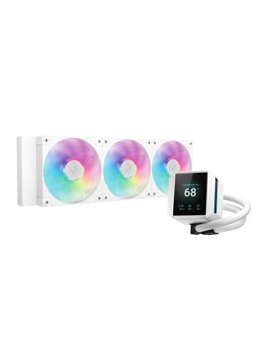 DeepCool Mystique 360 WH ARGB Procesador Sistema de refrigeración líquida todo en uno 12 cm Blanco 1 pieza(s)