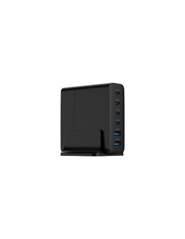 Gembird TA-UC-2A4C-PD75-01-BK cargador de dispositivo móvil Universal Negro Corriente alterna Carga rápida Interior