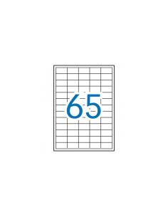 APLI 03052 etiqueta autoadhesiva Plaza Desmontable Blanco 100 pieza(s)