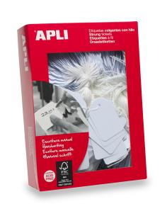 APLI 00390 etiqueta sin adhesivo 500 pieza(s) Blanco Rectángulo