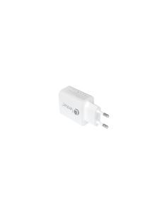 Leotec CARGADOR UNIVERSAL 20W 1USB-C PD + 1USB-A BLANCO 2