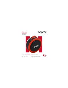 ALTAVOZ APPROX BLUETOOTH WATERPROOF ROJO APPSPWPBR 2
