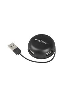 Hub natec bumblebee usb 2.0 4puertos 480 Mbit/s negro NHU-1330 2