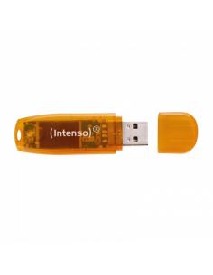 Intenso 3502490 lápiz usb 2.0 rainbow 64gb naranja 2