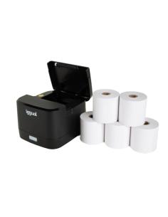 Iggual kit impresora térmica tp easy 58 + 5 rollos 2